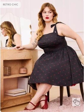 TORRID Retro Square Neck Swing Dress